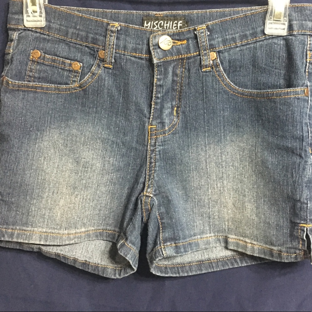 Girls jeans shorts size 7